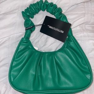 Pretty Little Thing Green Shoulder Bag